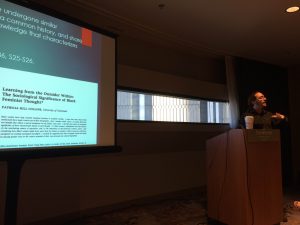 Robert Rosenberger presents on "A Feminist Standpoint Critique of Anti-Homeless Design"