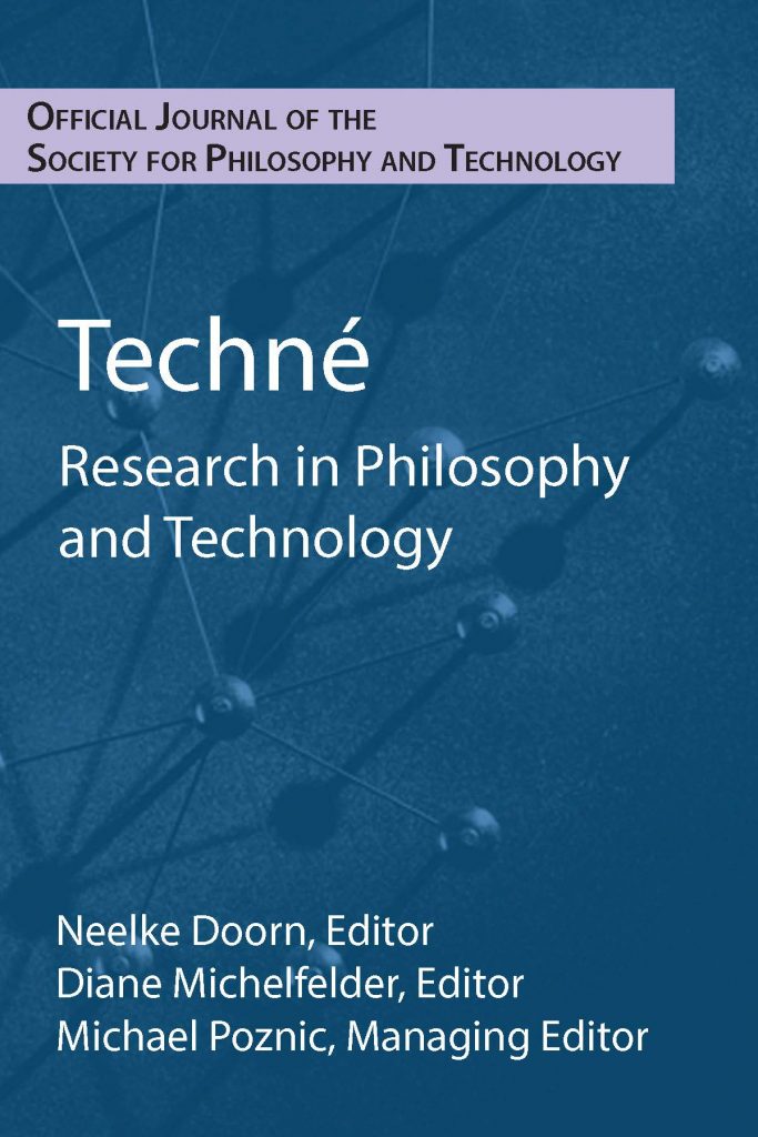 Techné, Research in Philosophy and Technology